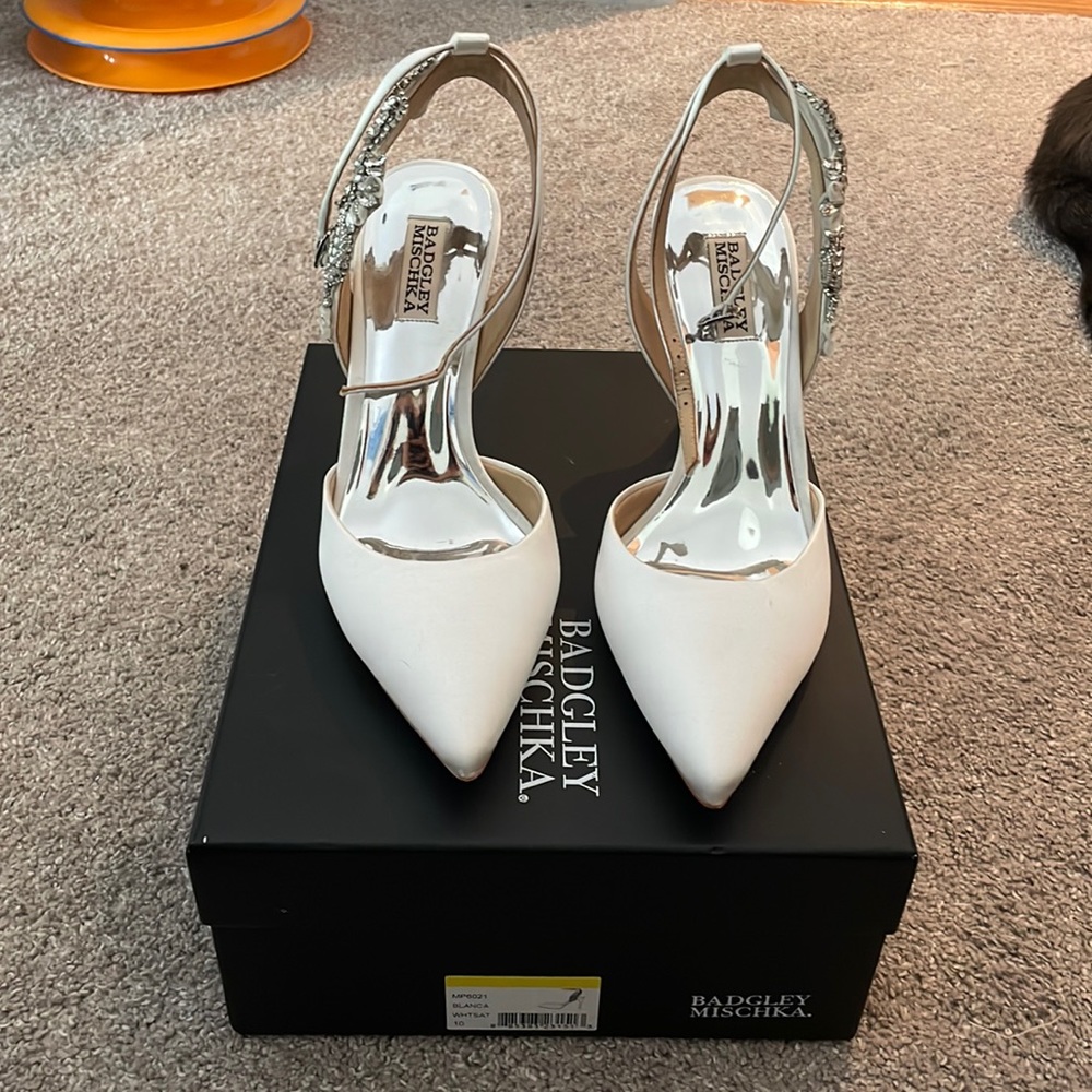Badgley Mischka Blanca Heels Size 10